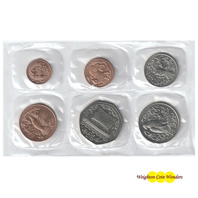 1981 Isle of Man Decimal Uncirculated 6-Coin Set